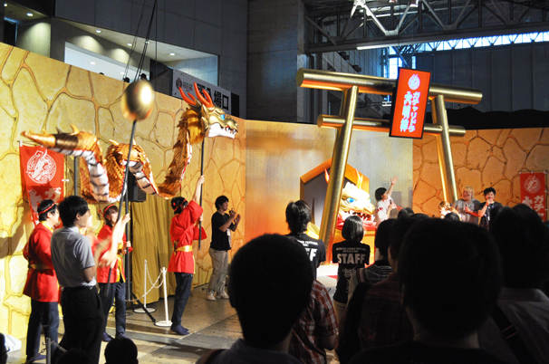 ガチャリドラ大明神の様子