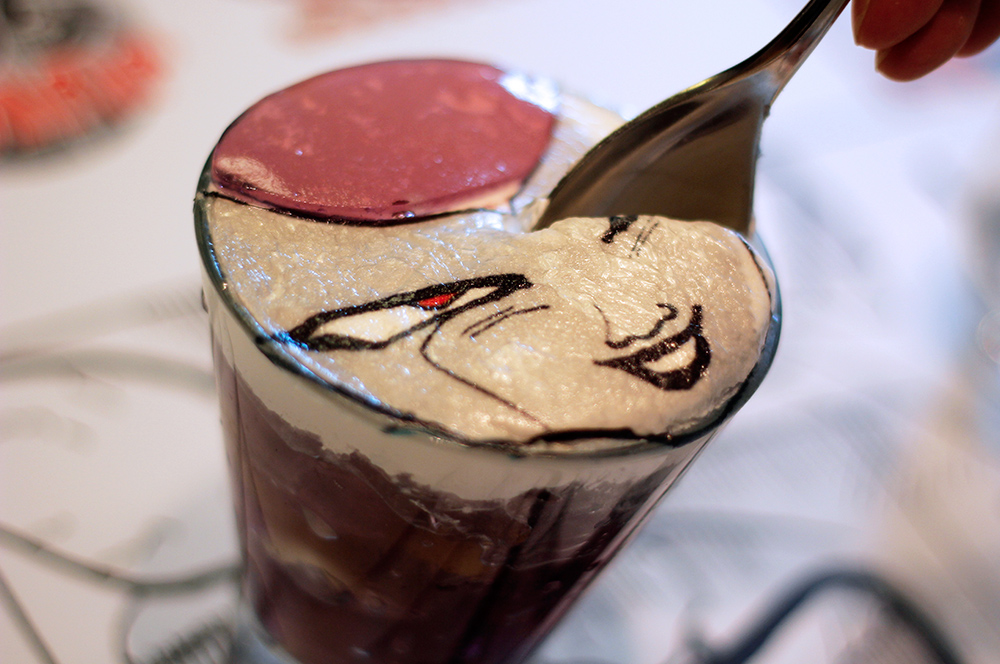 甘すぎなくておじさんにも嬉しい「フリーザさまの戦闘力530000パフェ」