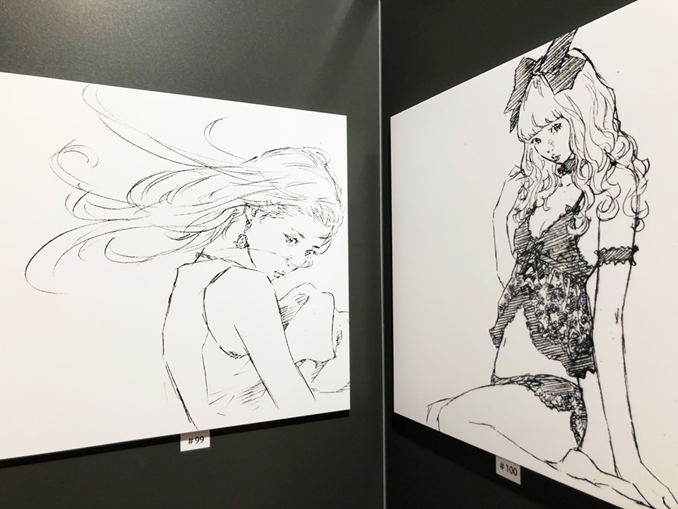 「『その時、カノジョは。』放送記念 窪之内英策展～100のときめき～」の#99のイラスト