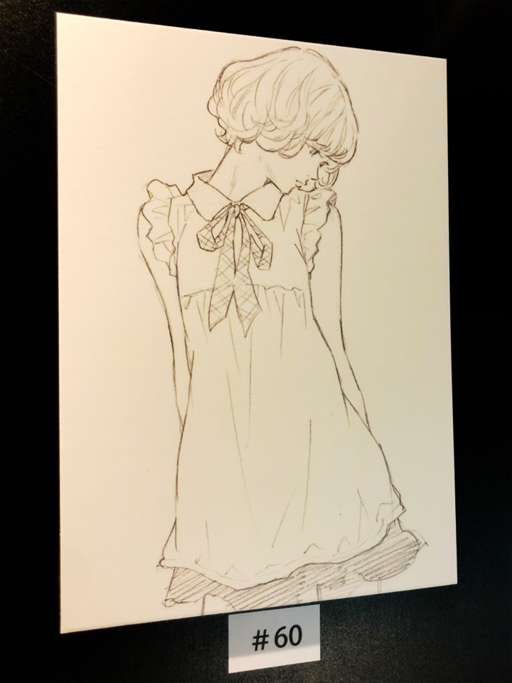 「『その時、カノジョは。』放送記念 窪之内英策展～100のときめき～」の#60のイラスト