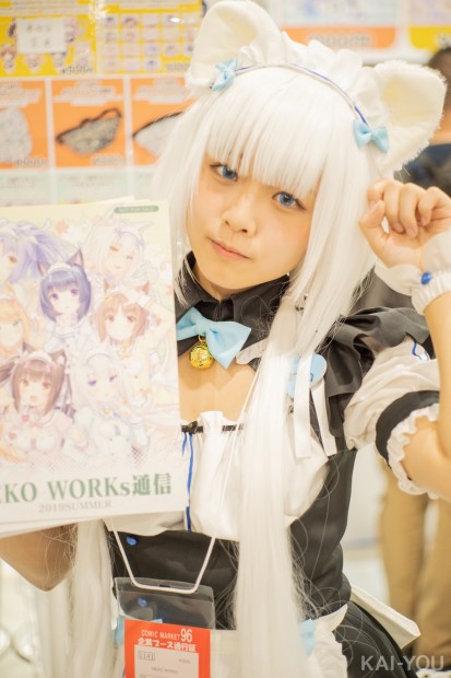 C96 企業ブースのコンパニオンさん
