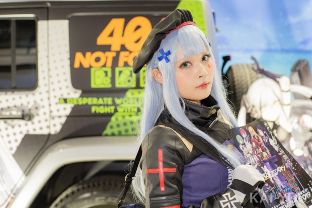 C96 企業ブースのコンパニオンさん