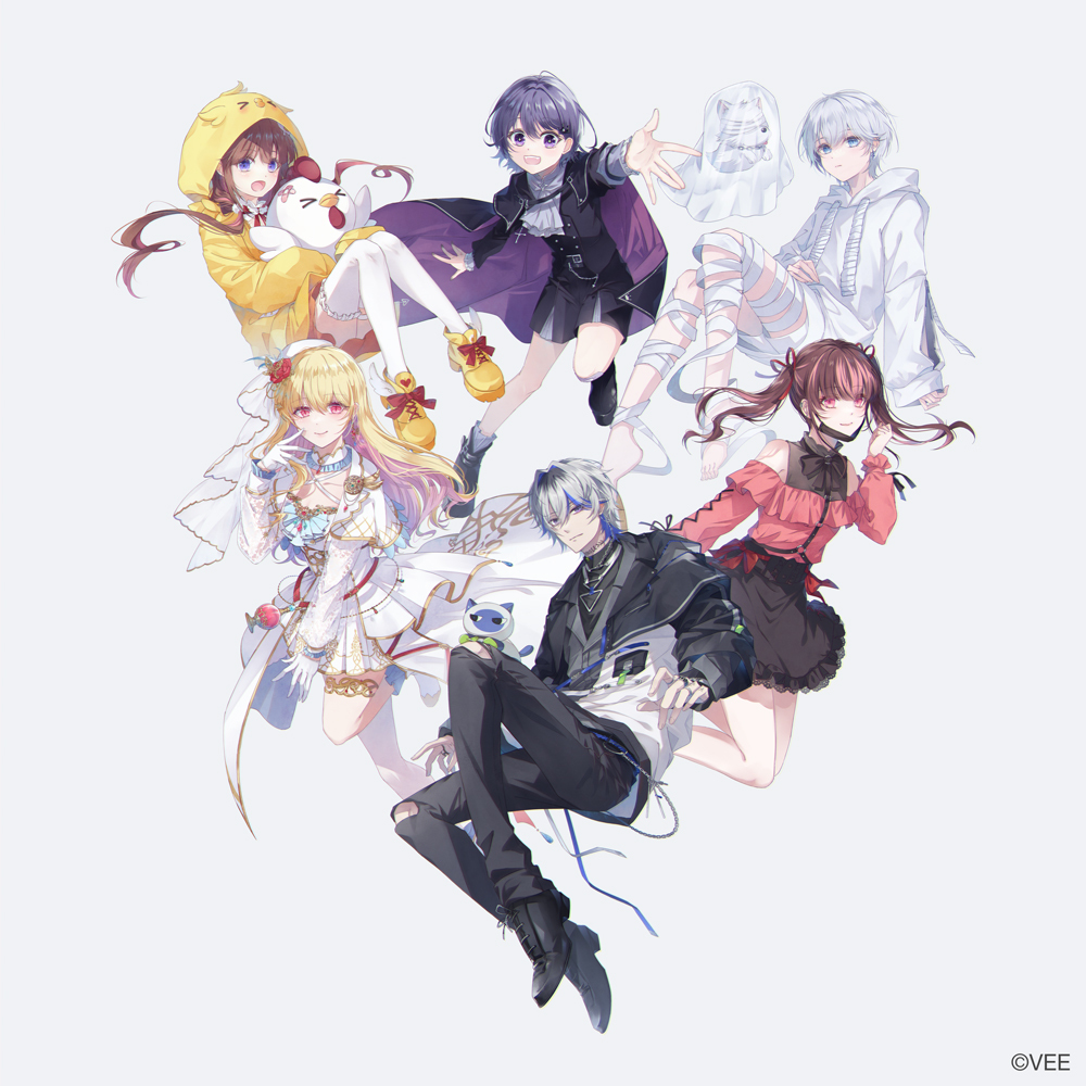 Sony MusicのVTuberプロジェクト「VEE」新メンバー6人発表　新宿に巨大広告も