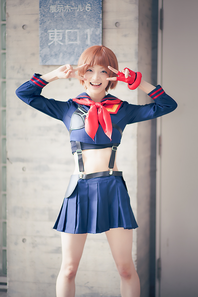 れいにさんの『キルラキル』満艦飾マコ コスプレ3