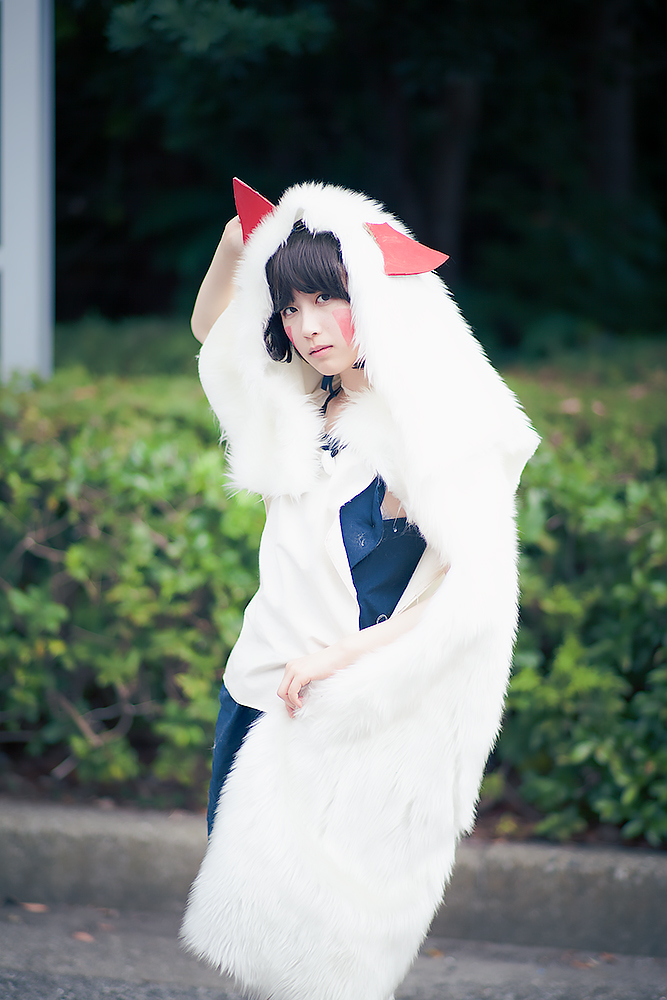 小春ユリさんの『もののけ姫』サン コスプレ4
