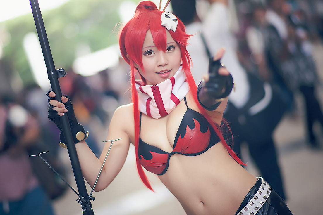 石川琴子さんの『天元突破グレンラガン』ヨーコ コスプレ1
