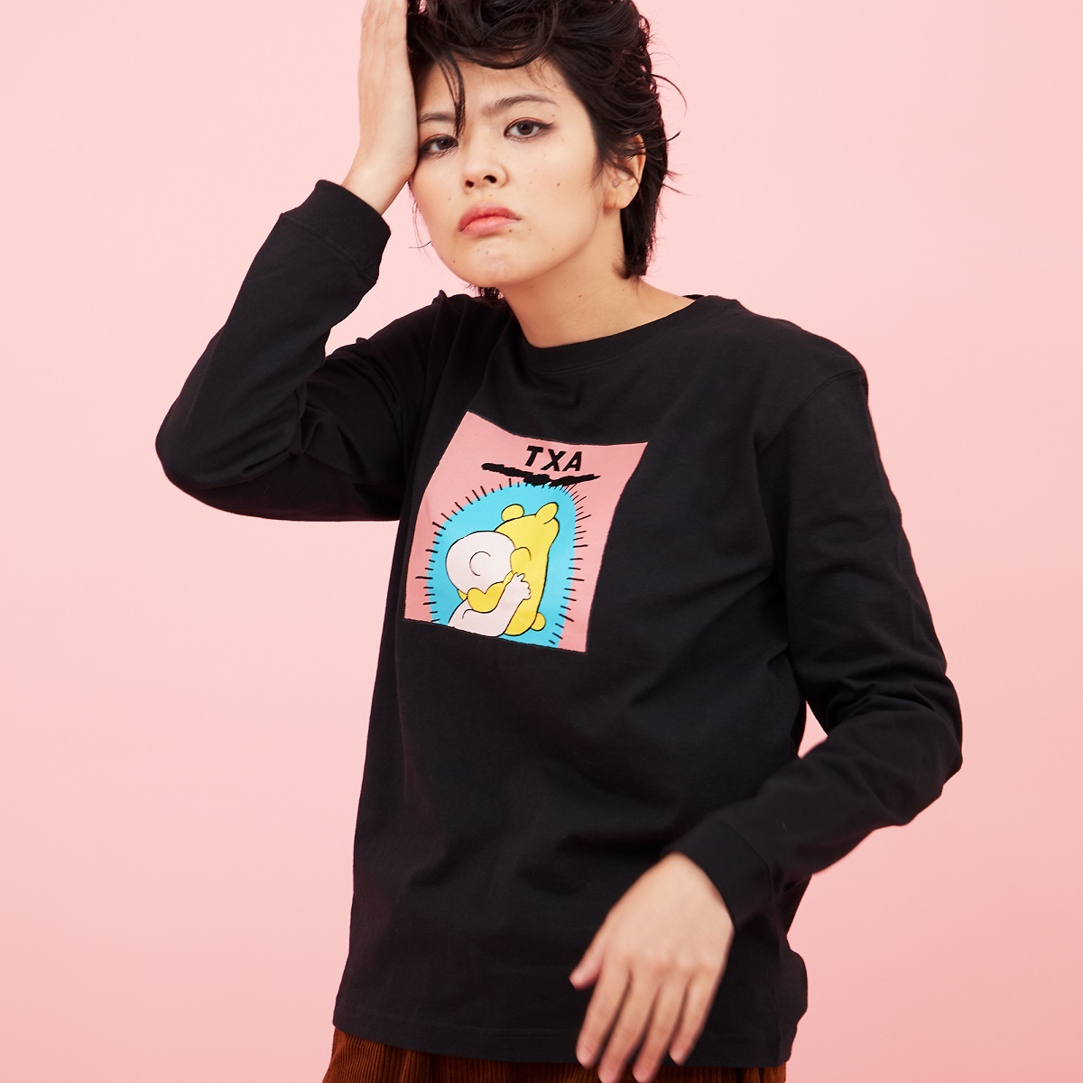 長袖Tシャツ 着用イメージ