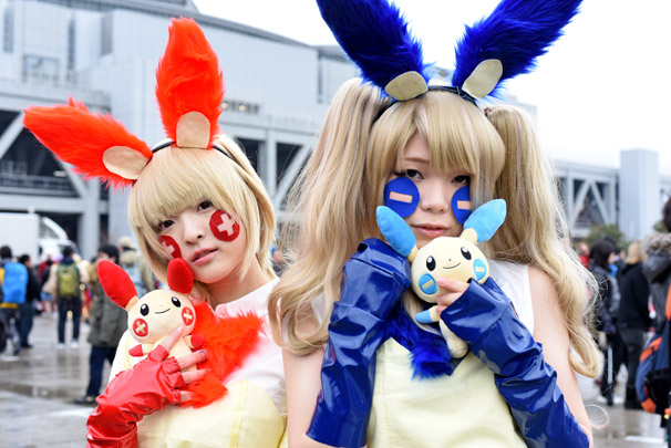 肉球あやとさん・Chloeさん（『ポケットモンスター』プラスル・マイナン）