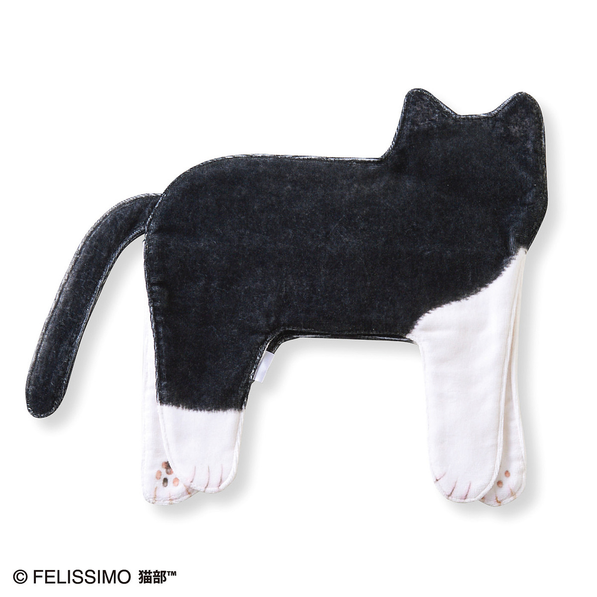 タオルバーでくつろぐ　モノレール猫タオルの会