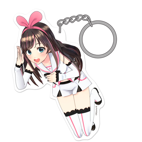 「キズナアイ アクリルつままれストラップ」