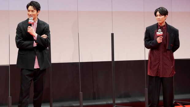 確かに強そうなキヨマサ役・鈴木伸之さんとキサキ役・間宮祥太朗さん