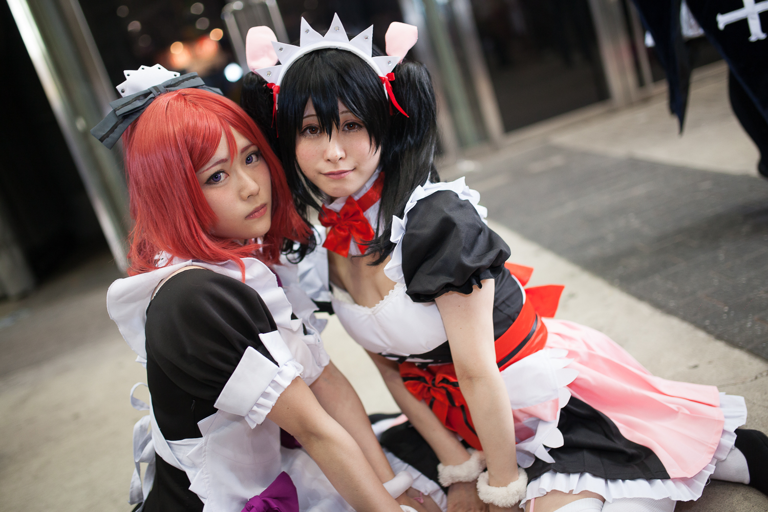 「ニコニコ超会議2016」コスプレまとめ_東雲さん、塚原じんさん（『ラブライブ！』矢澤にこ、西木野真姫）