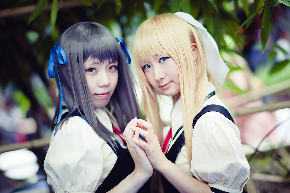 ぼたんさん＆十重さん（『air』遠野美凪、神尾観鈴）