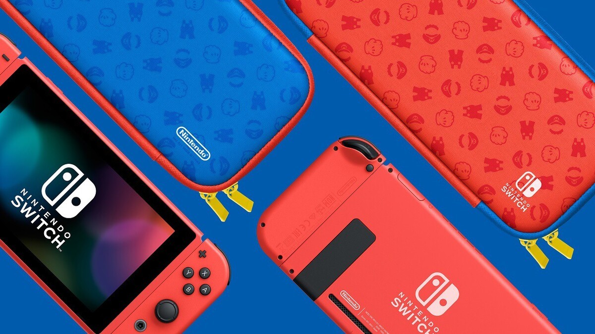 Nintendo Switch マリオレッド×ブルー セット Joy-Con（ストラップ付属）／画像は任天堂公式サイトよりの画像 - KAI-YOU.net