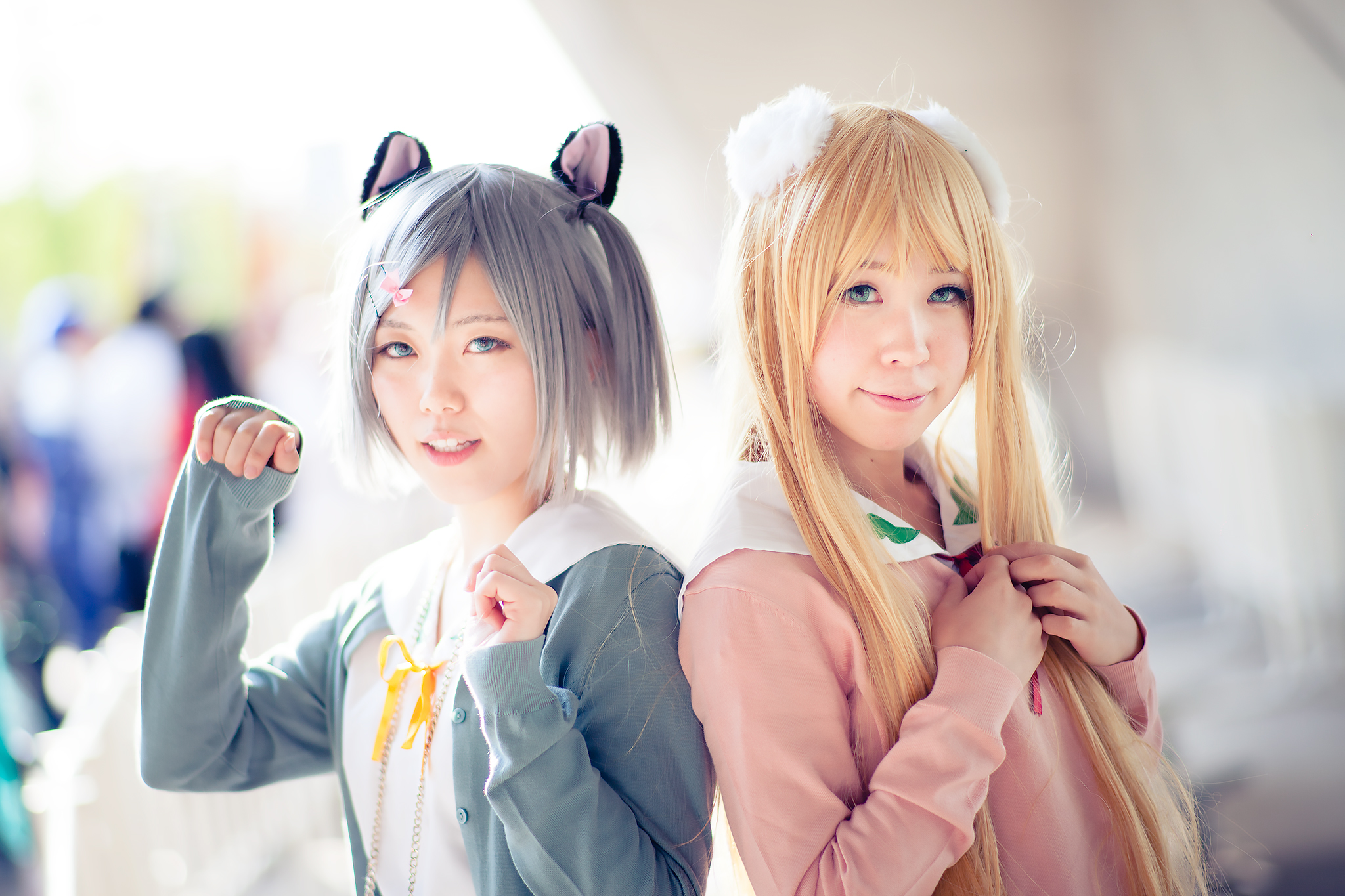 超会議2017_コスプレイヤー_ぬりえさん、ちーさんさん（『変態王子と笑わない猫』筒隠月子、小豆 梓）