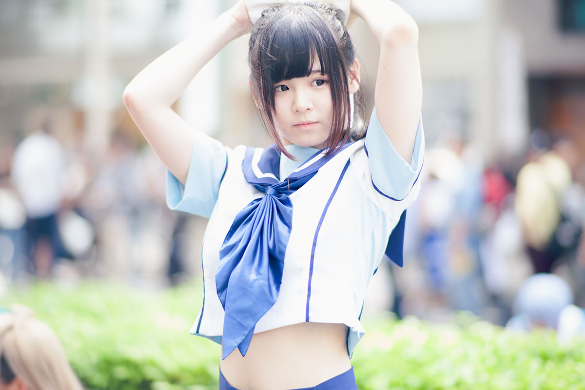 ホココス_コスプレイヤー_猫背の綾鷹さん（『ラブプラス』高嶺愛花）_3217