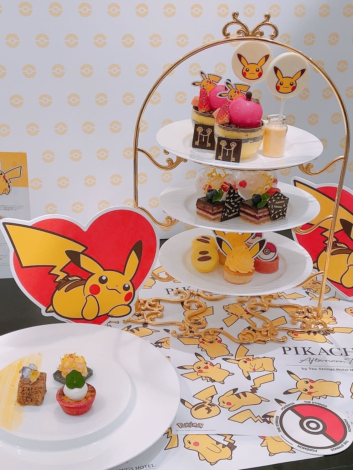 ストリングスホテル 名古屋で提供される「ピカチュウ アフタヌーンティー」