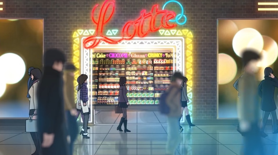 ロッテのアニメCM「ベイビーアイラブユーだぜ」