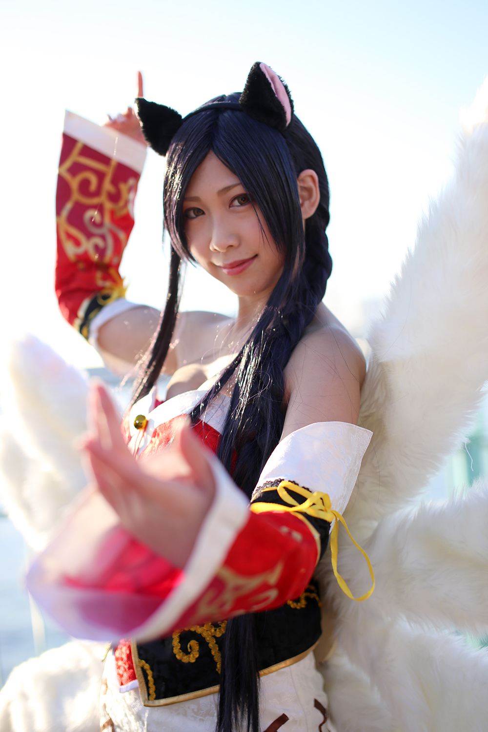 コミケC91_コスプレ写真_華子狐さん 『League of Legends』アーリ2