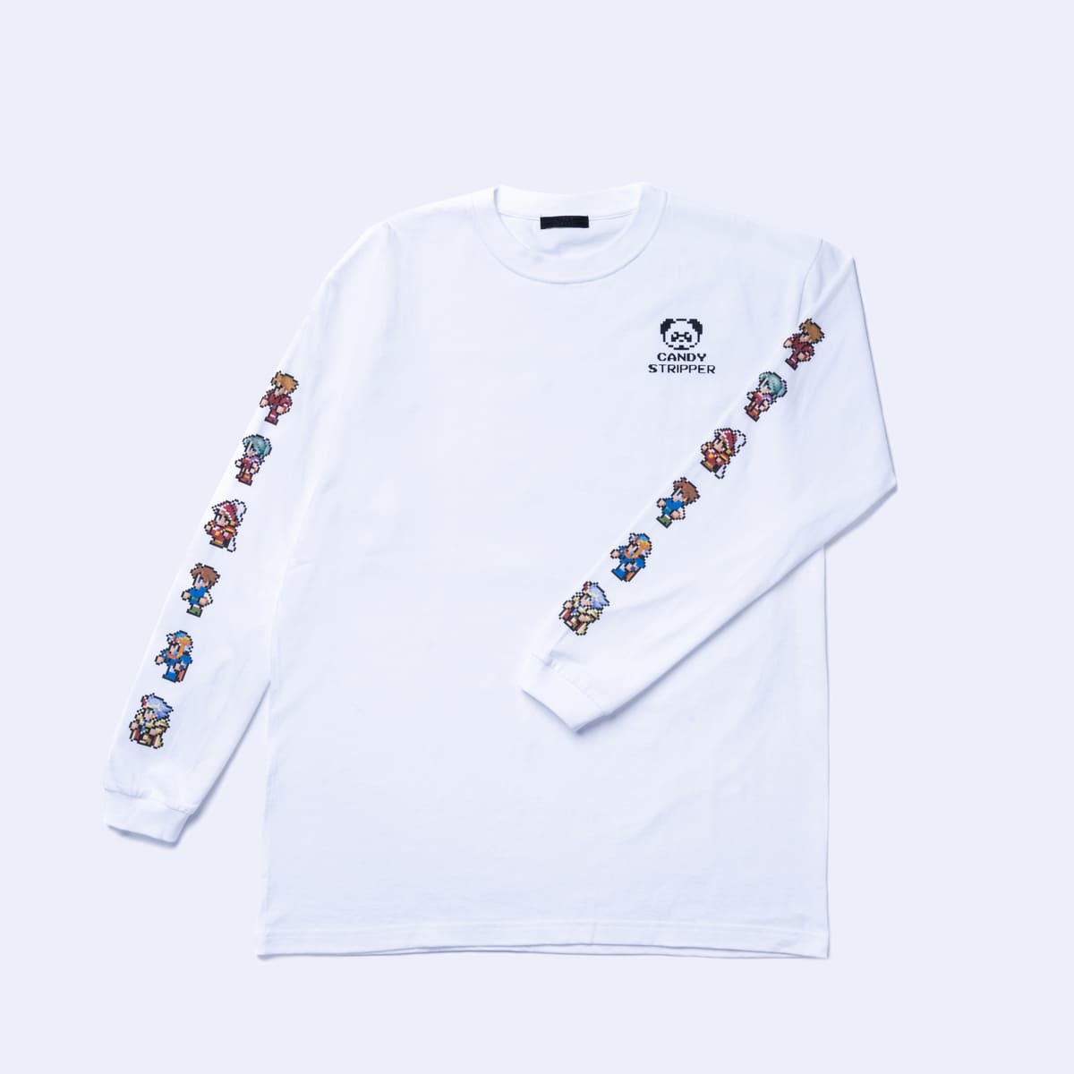 Candy Stripper ファイナルファンタジー ピクセルリマスター ロングスリーブTシャツ
