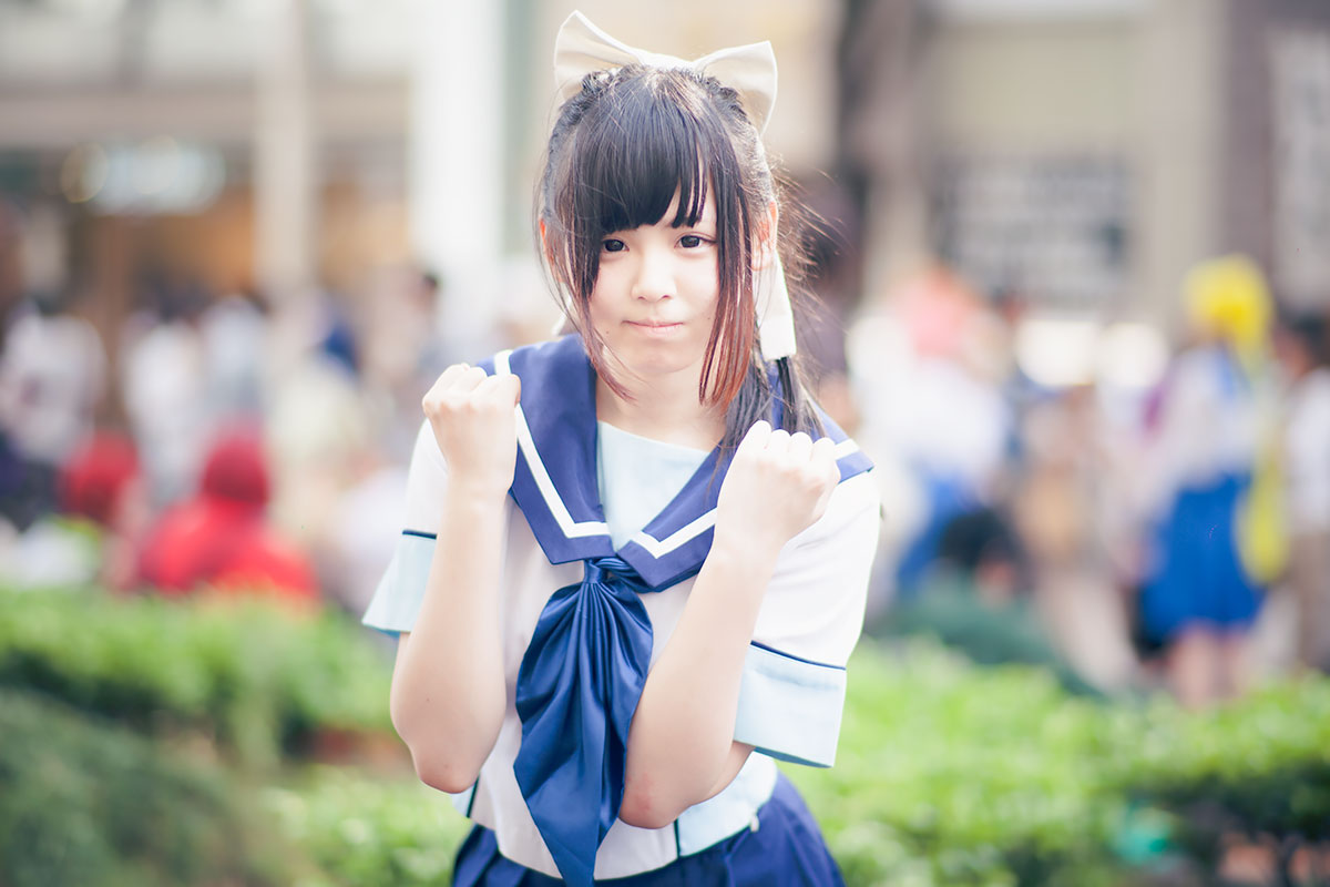 ホココス_コスプレイヤー_猫背の綾鷹さん（『ラブプラス』高嶺愛花）_3877