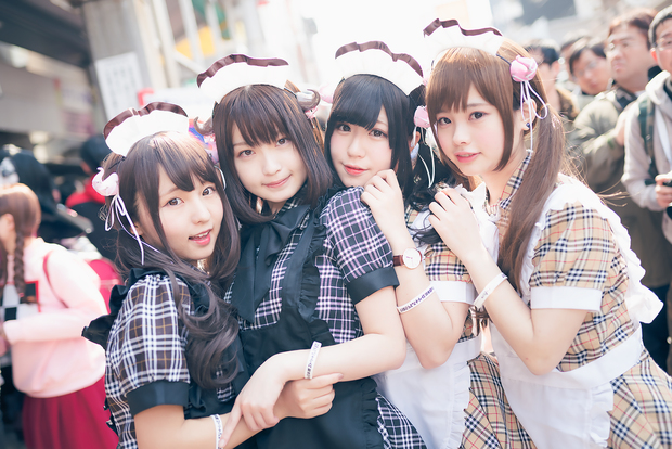 あんにゅい豆腐さん、まめだいふくさん、白玉ろぷ、まきまきさん(オリジナル)Photo by Diora