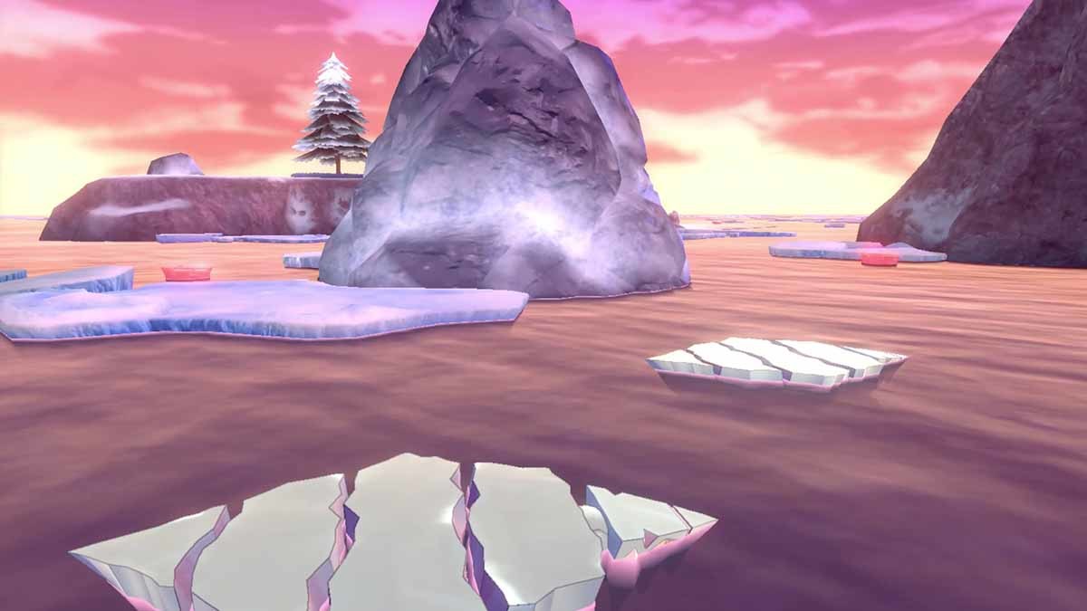 「冠の雪原」プレイ画面