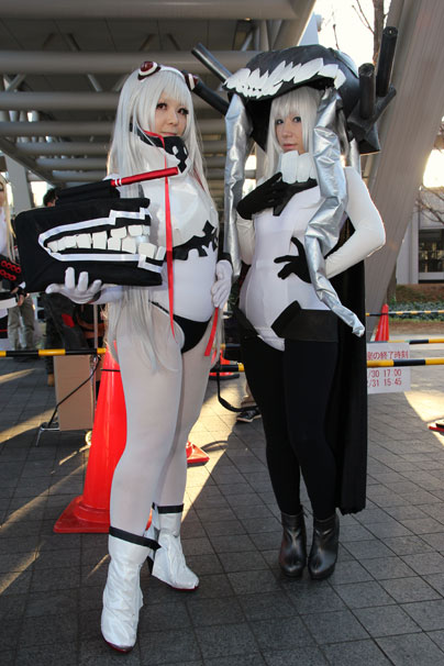 「艦隊これくしょん-艦これ-」より飛行場姫ちゃんと空母ヲ級ちゃん1＠咲玖さんと姫神ゆずさん