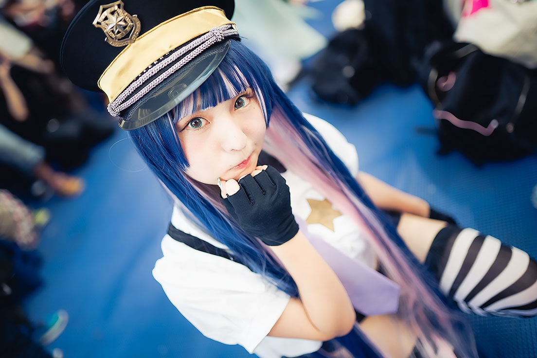 あんにゅい豆腐さん／『パンティ＆ストッキングwithガーターベルト』ストッキング Photo by Diora