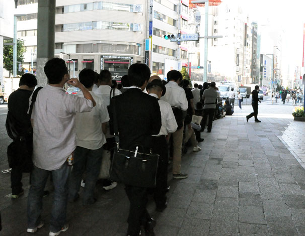 行列_最後尾の様子