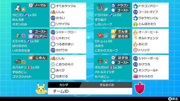 ポケモン剣盾_レンタルパーティー