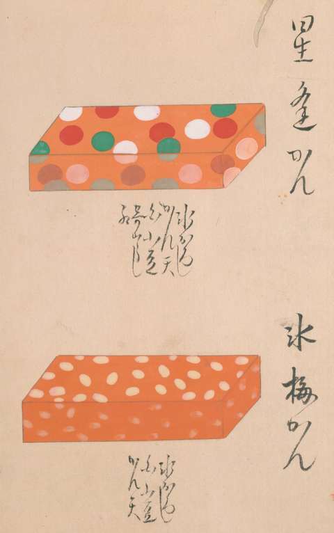NDLイメージバンク和菓子の見本帳『御菓子雛形』2