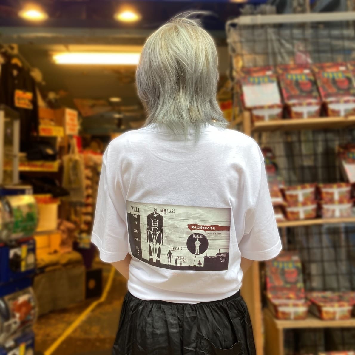 現在公開可能な情報Tシャツ（バック）