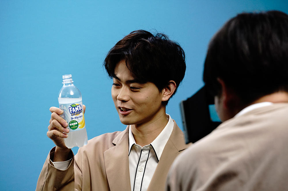 菅田将暉さんの新ファンタCMのメイキング
