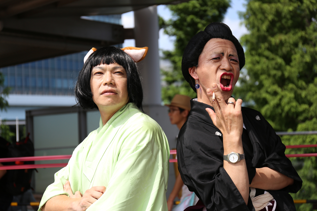 犬中尉さん（@k00027）、ちるのさん／『銀魂』お登勢＆キャサリン