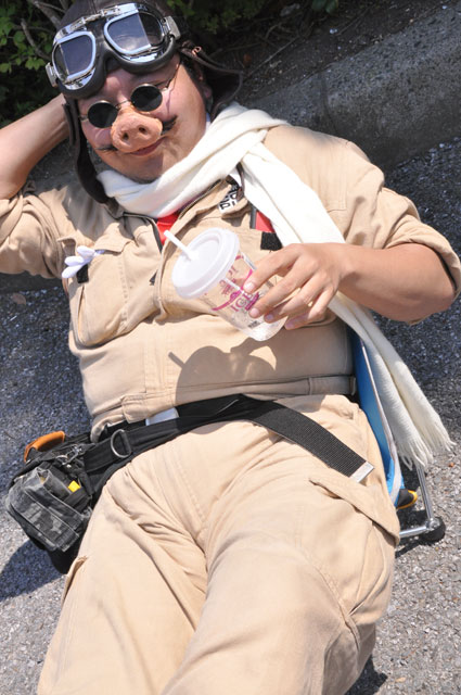 めっちゃ涼しげにくつろいでました