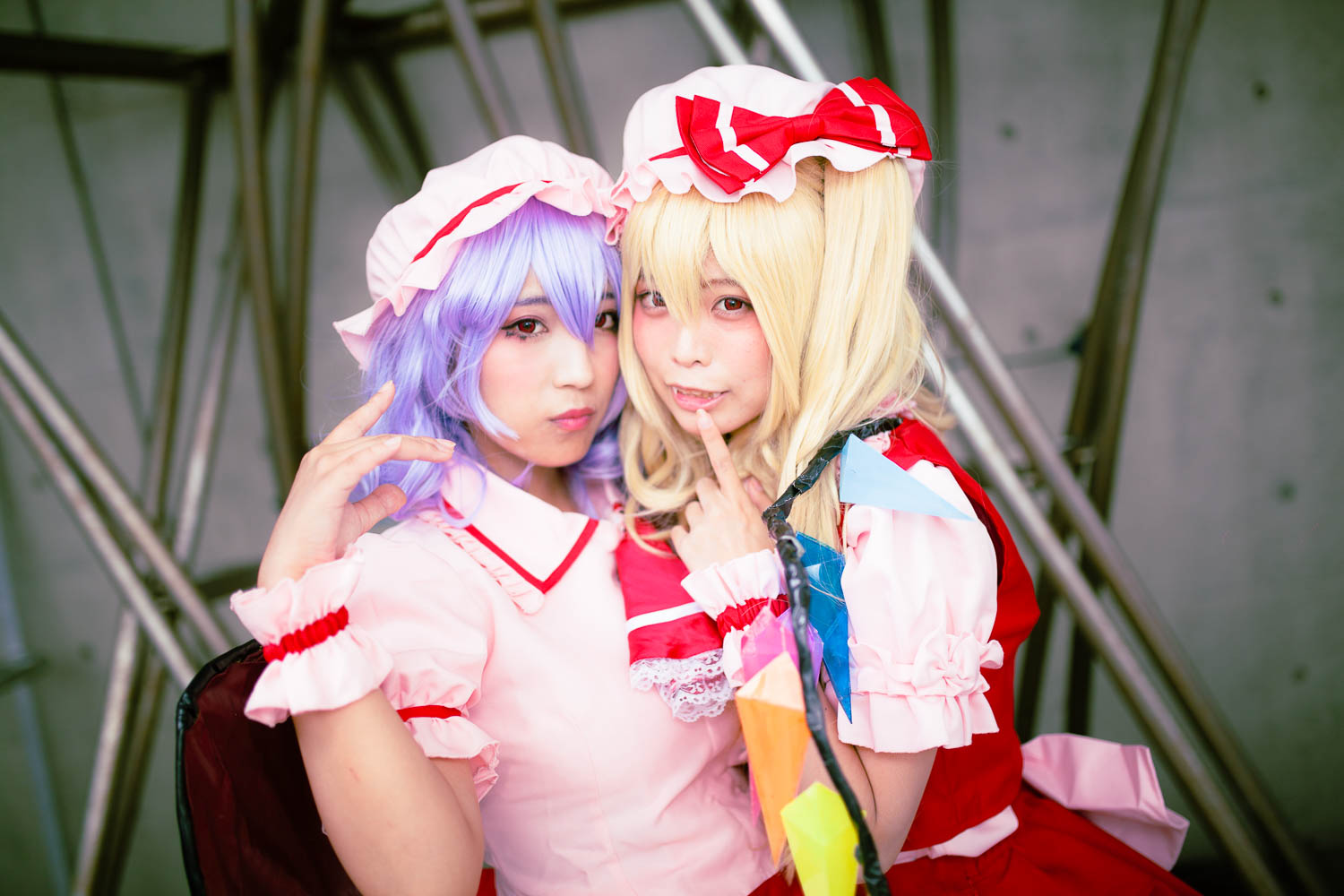 TGS_コスプレ_つんこくんさん（『東方Project 』レミリア・スカーレット）がおさまさん（『東方Project 』フランドール・スカーレット）