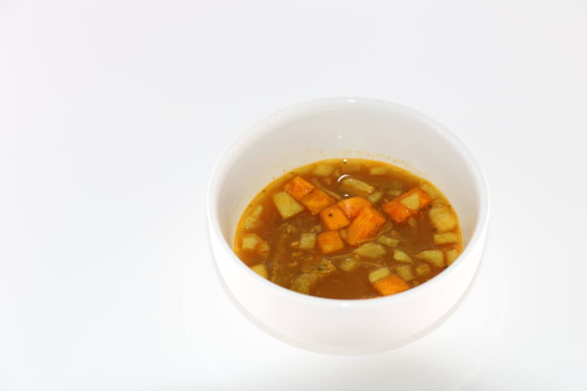 「TENGA 的宇宙食」「TENGA 的宇宙食」宇宙カレースープ（お湯を注いだところ）