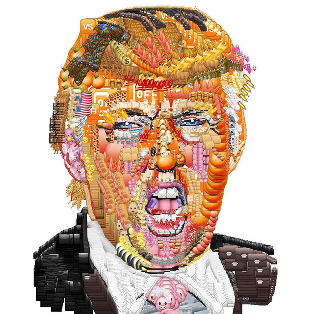 emoji Donald trump