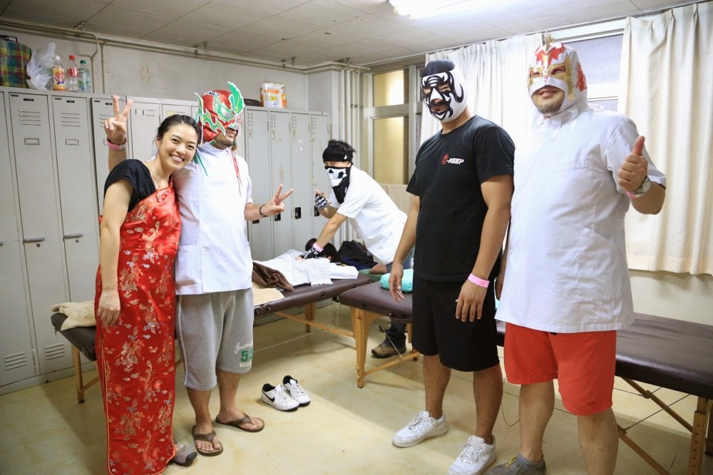 覆面マッサージ&amp;ミット打ち体験S-KEEP