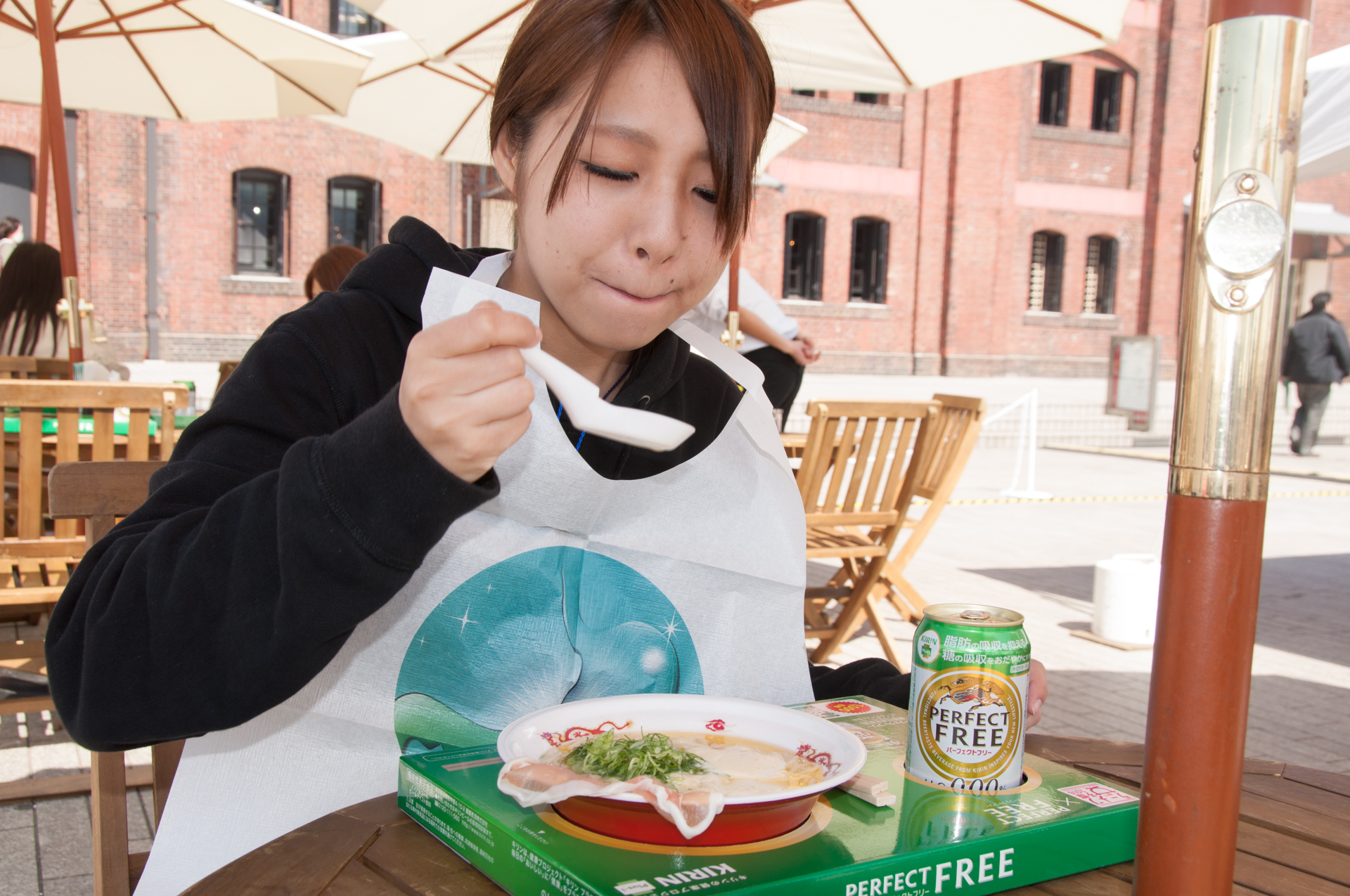 ラーメン女子博　黄金の塩らぁ麺 ドゥエイタリアン「らぁ麺フロマージュ」