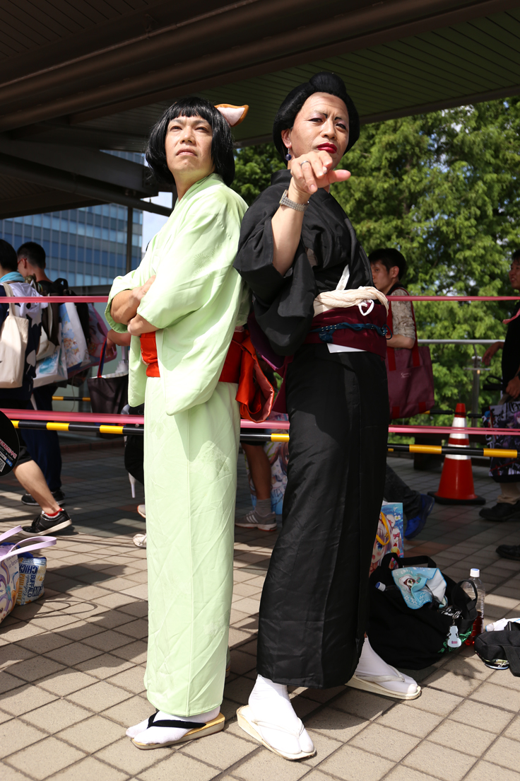 犬中尉さん（@k00027）、ちるのさん／『銀魂』お登勢＆キャサリン