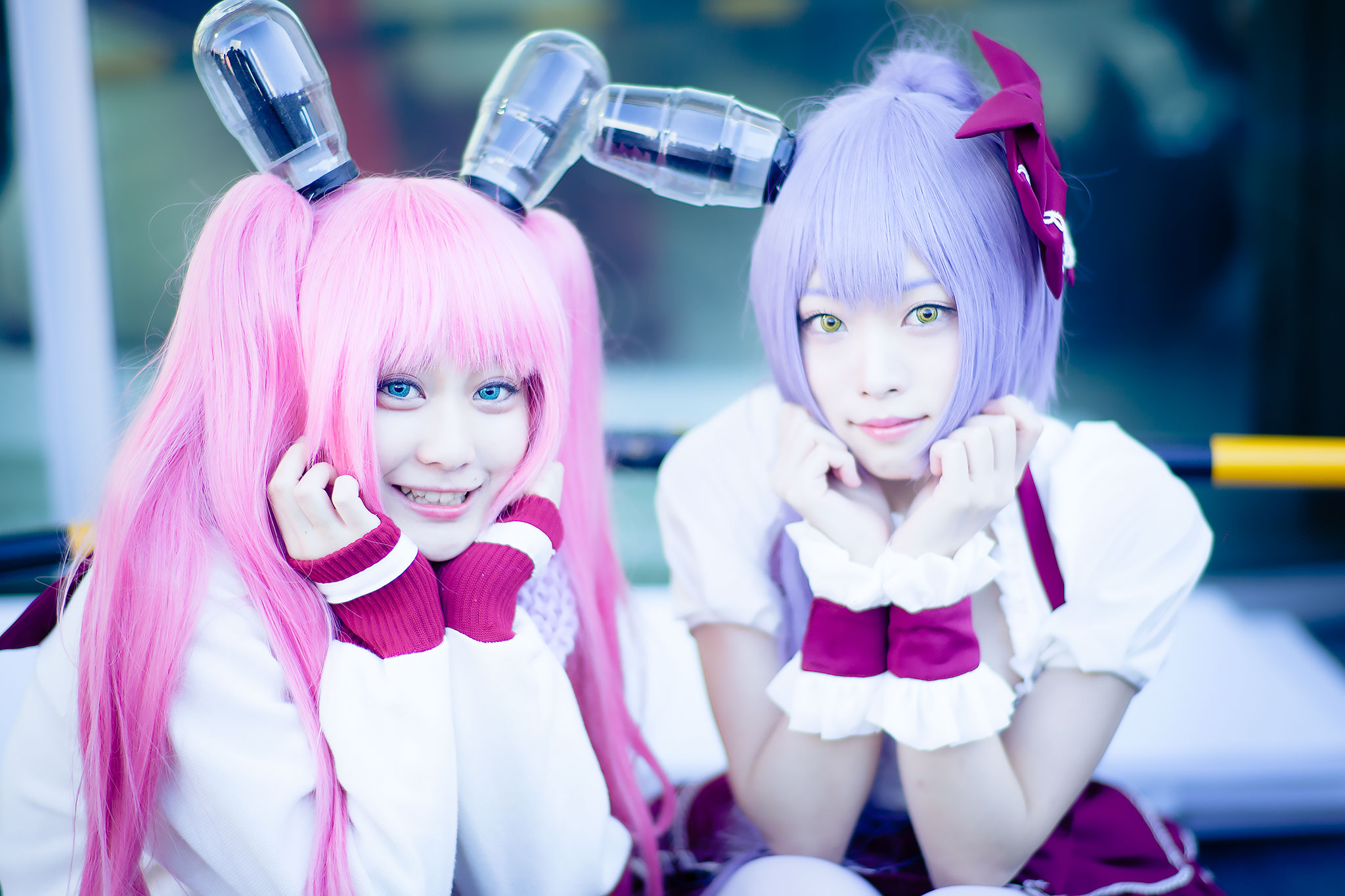 C91コスプレ_音梨すずさんとりょうさん_真空管ドールズ_ブロッサムとローラ2