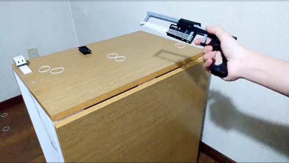 「マガジン式ゴム銃」