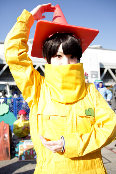 【C89】冬コミのコスプレイヤー さんぴんさん(『おそ松さん』十四松)2