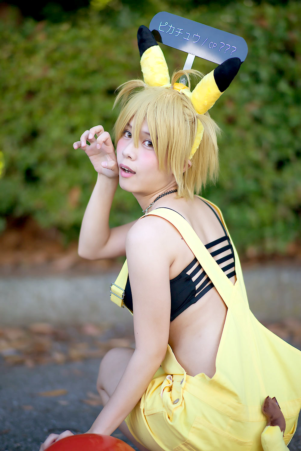 七瀬さくらさん／ピカチュウ Photo by Diora