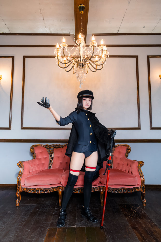 学ランスク水02／モデル：紅日毬子／撮影：口枷屋モイラ