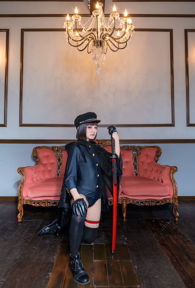 学ランスク水04／モデル：紅日毬子／撮影：口枷屋モイラ