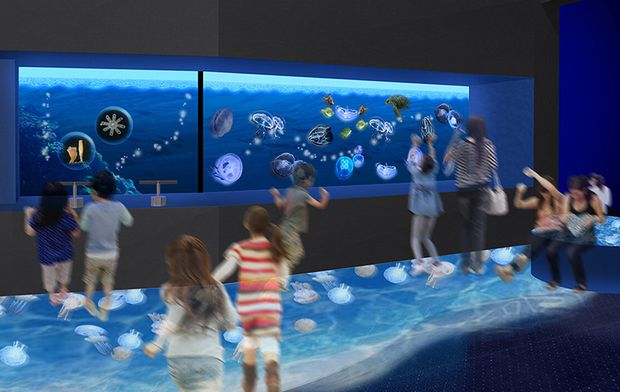 実物と3Dのクラゲに癒される　鴨川シーワールドの新施設「Kurage Life」