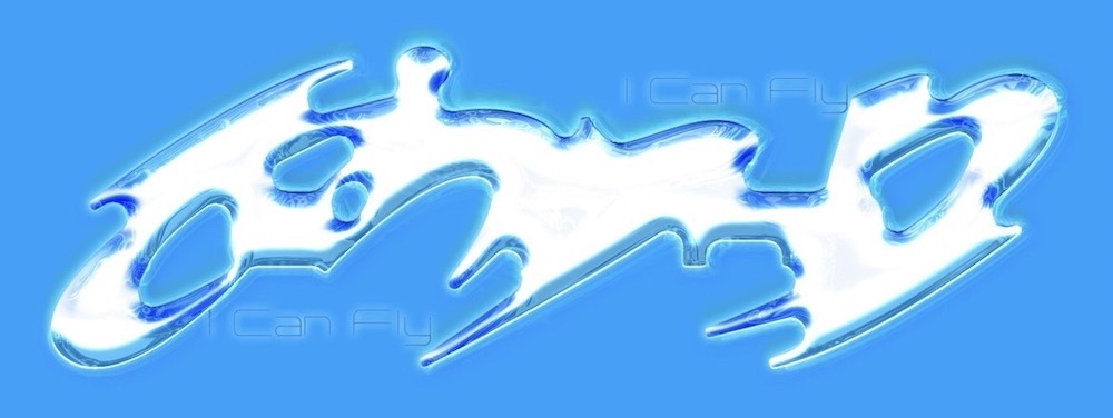 「I Can Fly」ロゴ